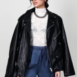 The Carmen Leather Jacket - Black